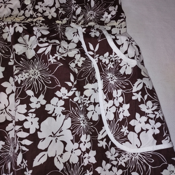 Floral Summer Dress Retro 70's Summer Fashion Apparel Everyday Pockets Large - Picture 7 of 15